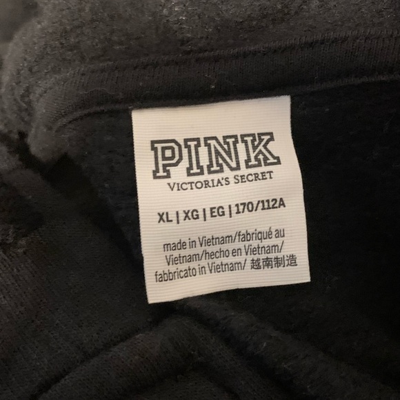 VS Pink Full Zip Hoodie Women’s Sz XL Black 
Great Shape!! - Picture 2 of 3